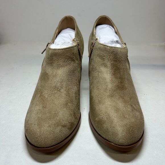 Journee Collection Womens 8 M Taupe Sanzi Zip Up Ankle Booties NIB KX0 - Picture 3 of 6